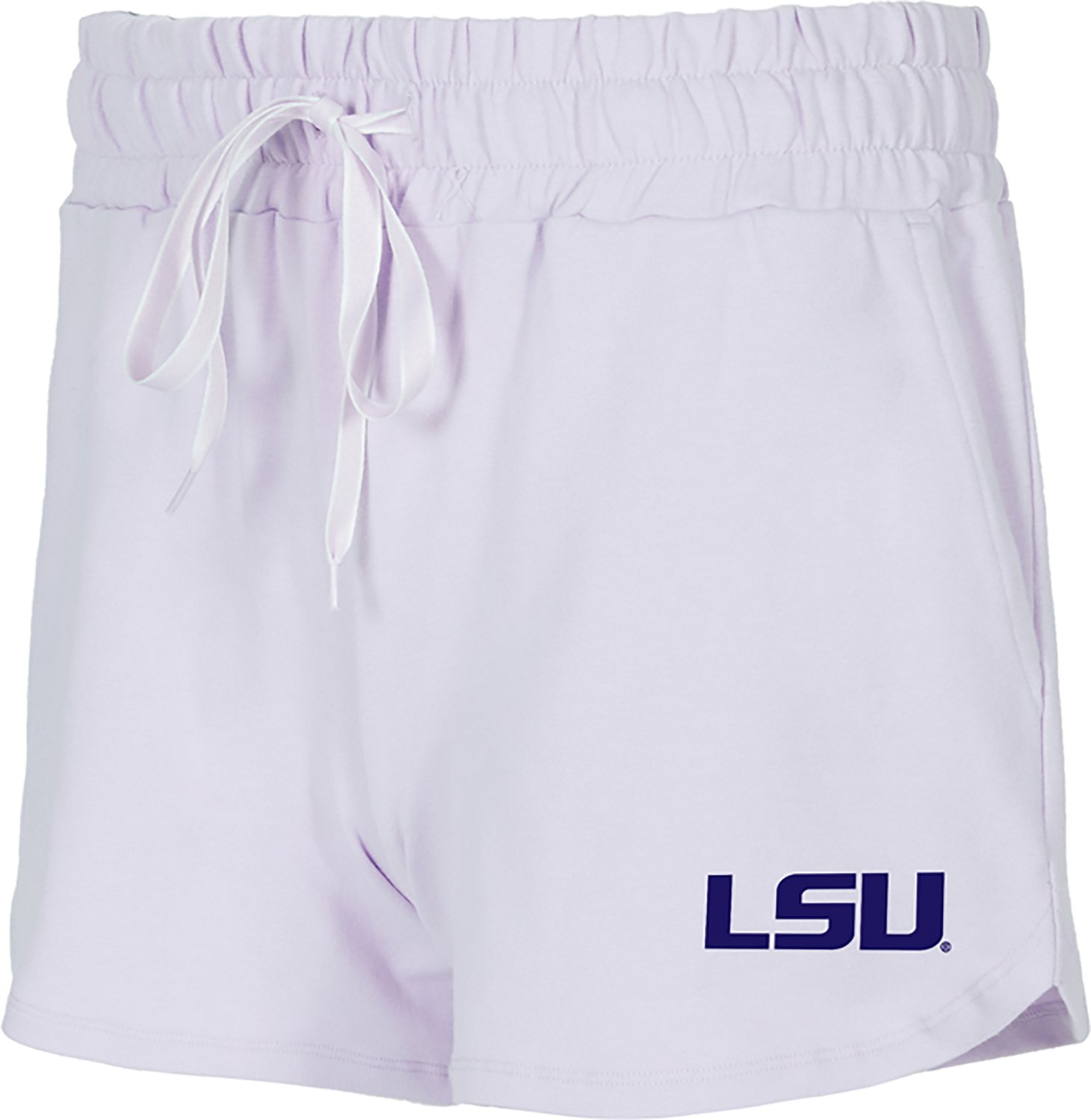 College Concepts LSU Tigers Women's French Terry Pastel Elevation Shorts