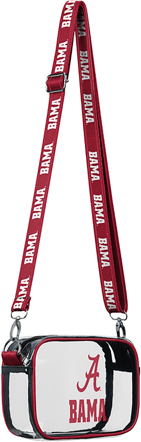 FOCO University of Alabama Clear Team Stripe Cursive Camera Bag - view number 2