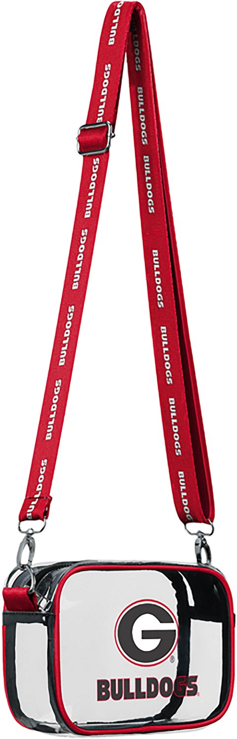 FOCO University of Georgia Clear Team Stripe Cursive Camera Bag - view number 2