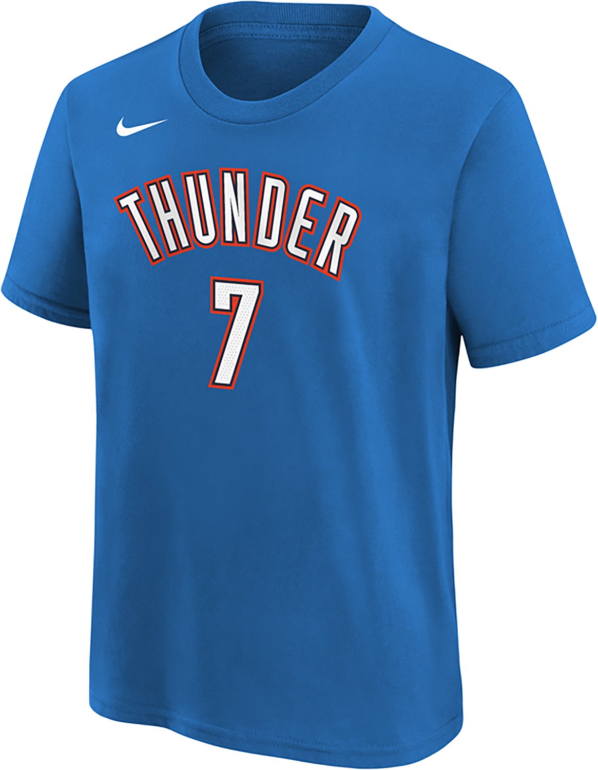 Nike Boys' Oklahoma City Thunder Chet Holmgren Icon N&N T-shirt - view number 2