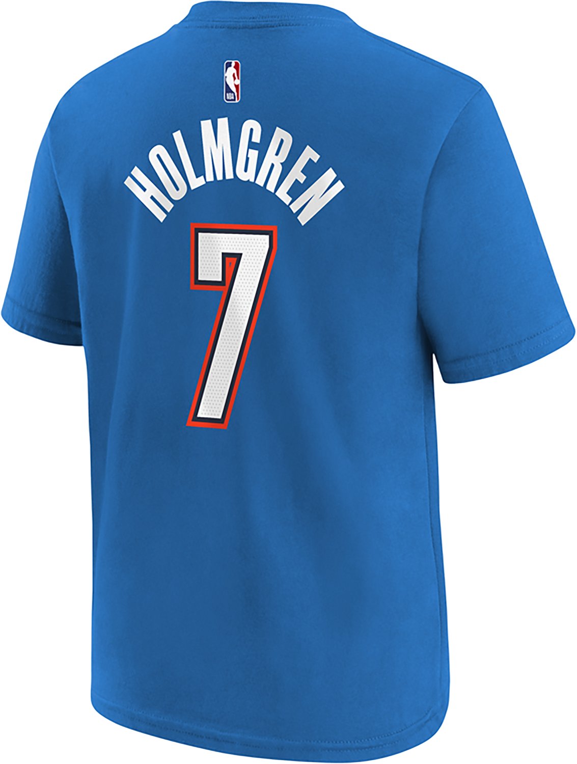 Nike Boys' Oklahoma City Thunder Chet Holmgren Icon N&N T-shirt - view number 3