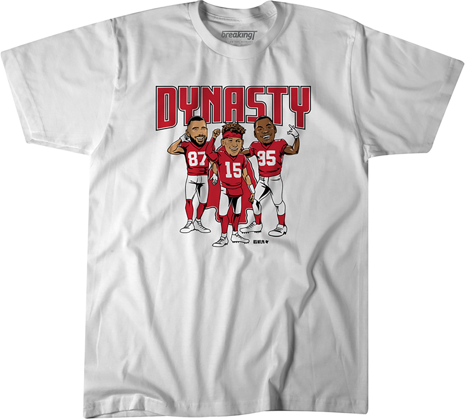 BreakingT Boys' Kansas City Chiefs Dynasty Caricatures T-shirt - view number 1