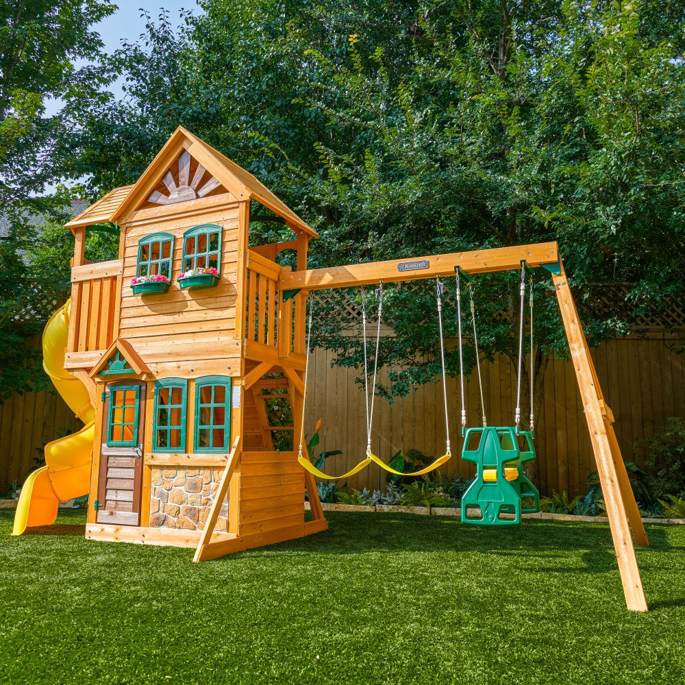 KidKraft Boulder Station Swing Set Playset                                                                                       - view number 4