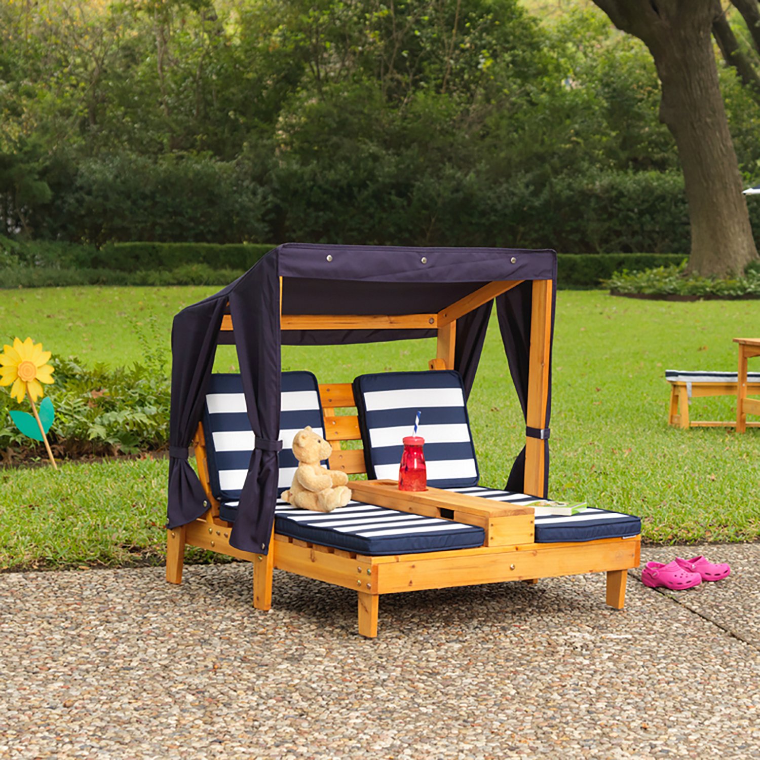 KidKraft Double Chaise Lounge with Cup Holders                                                                                   - view number 8