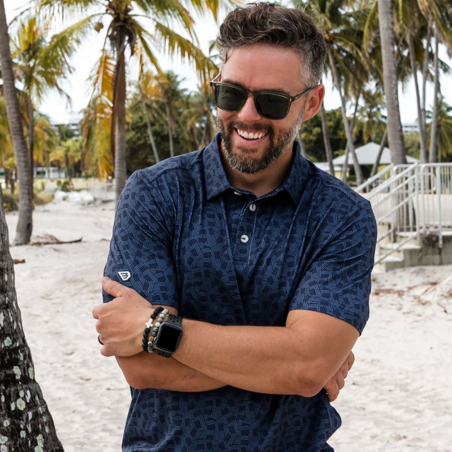 BURLEBO Men's Performance Polo Shirt - view number 3