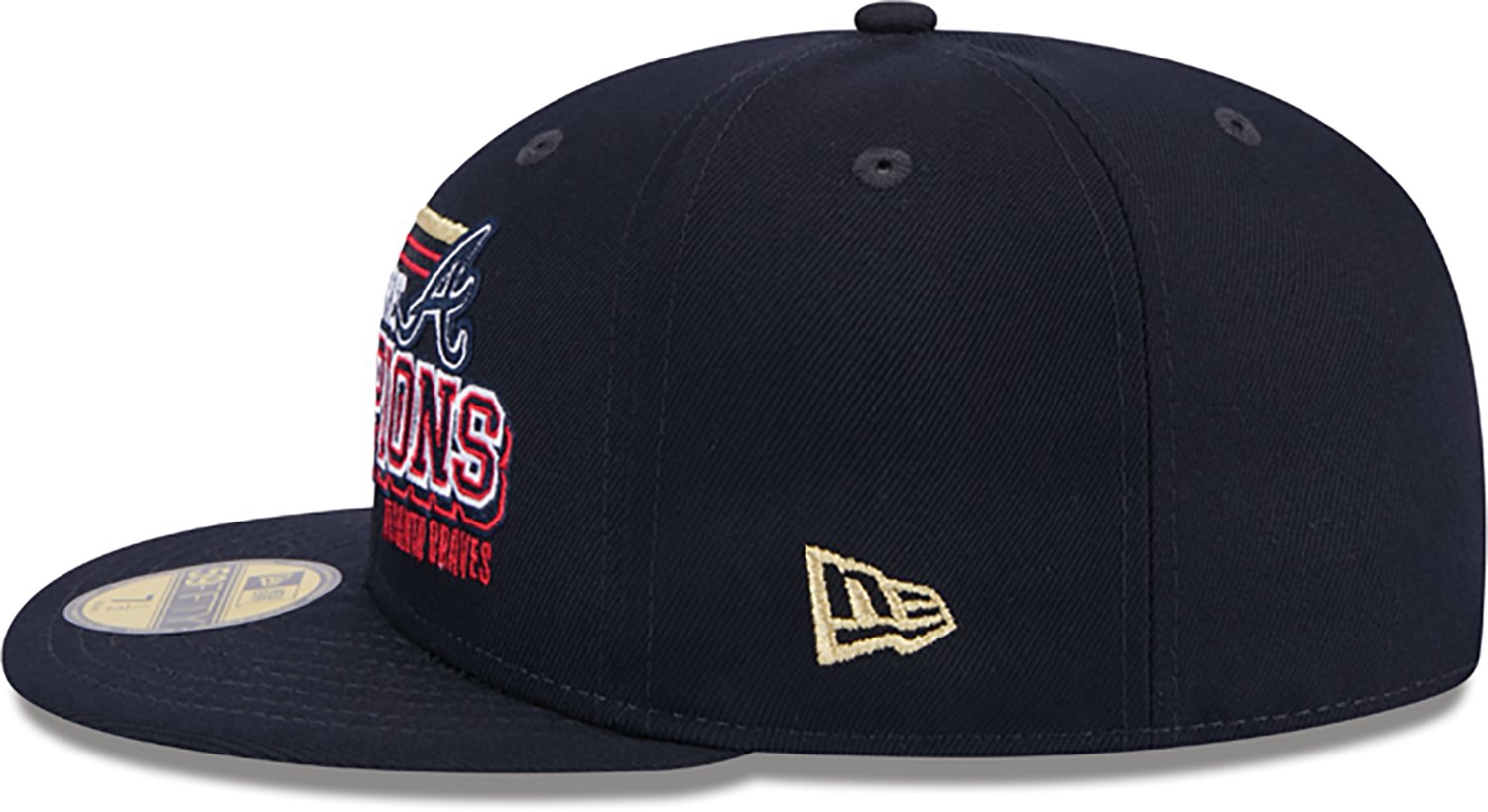 New Era Men's Atlanta Braves Throwback Champs 59FIFTY Cap - view number 5