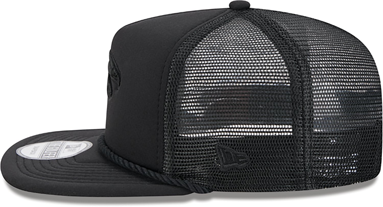 New Era Golfer Trucker Black on Black Falcons Cap                                                                                - view number 5