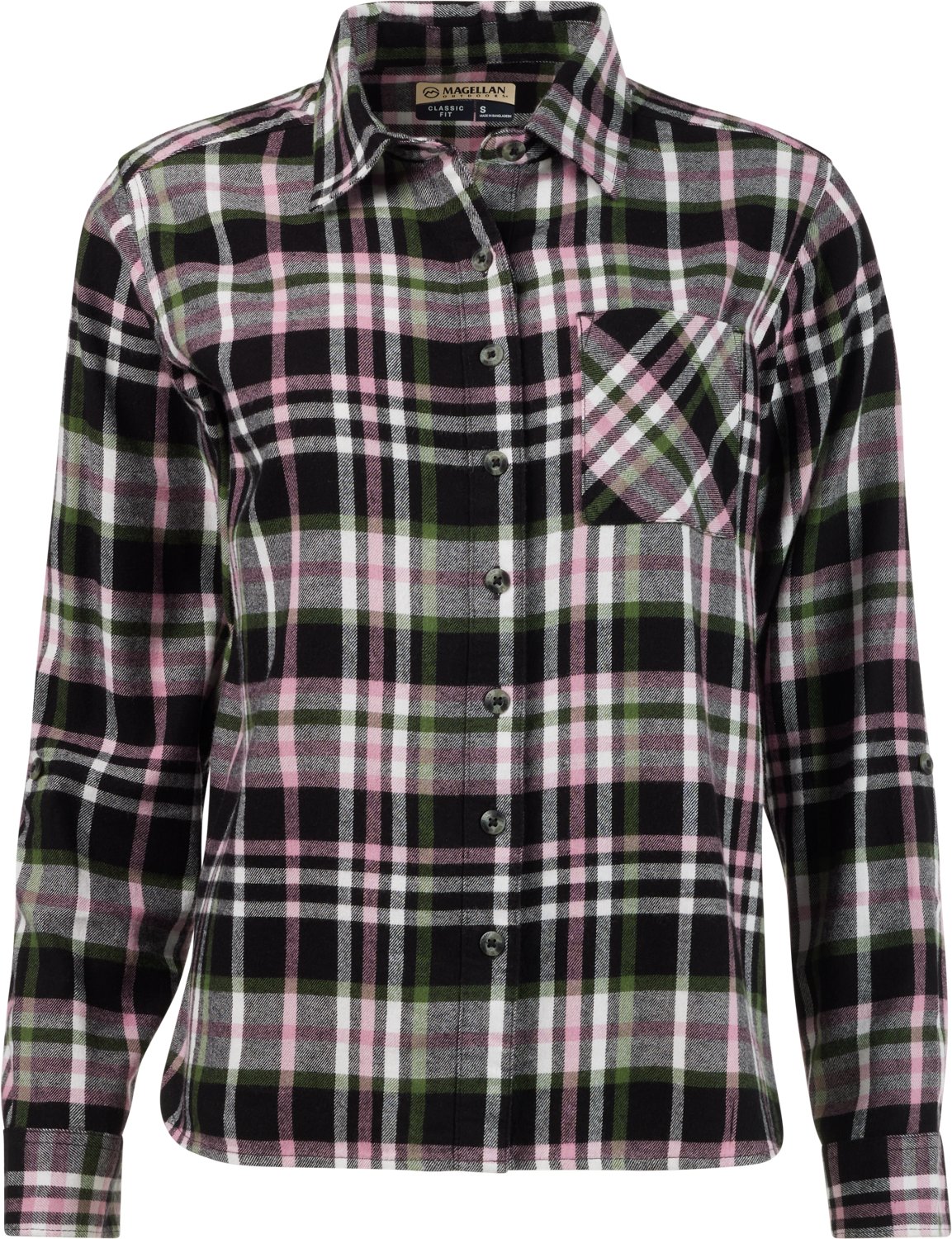Magellan Outdoors Women's Willow Creek Plaid Long Sleeve Top - view number 1