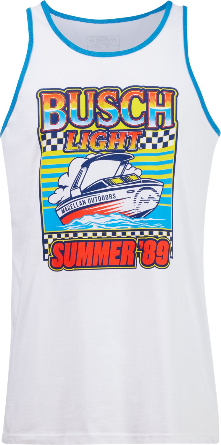 Magellan Outdoors Men's Busch Light Boat Graphic Tank - view number 1