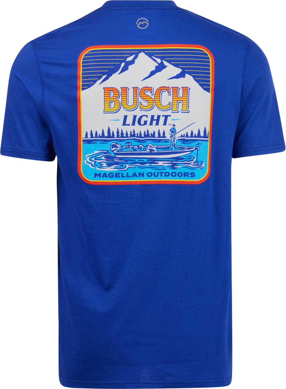 Magellan Outdoors Men's Busch Light Bass Boat Short Sleeve Graphic T-shirt                                                       - view number 5