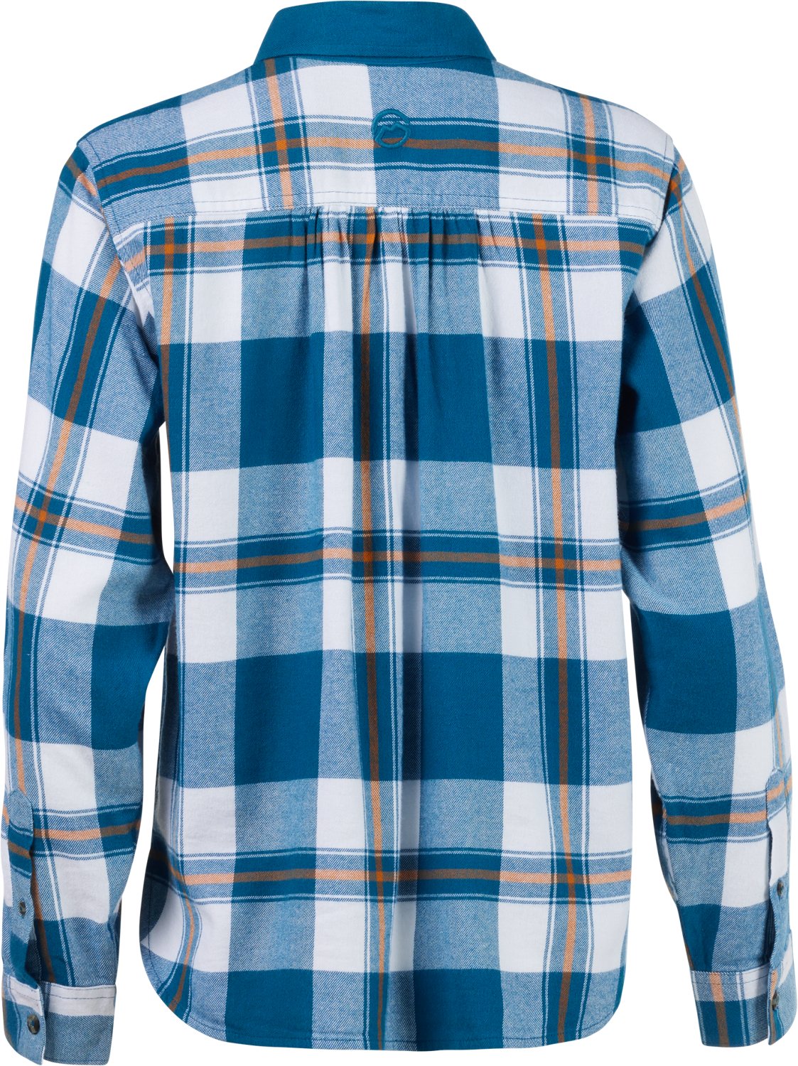 Magellan Outdoors Women's Willow Creek Mixed Media Plaid Long Sleeve Blouse - view number 3