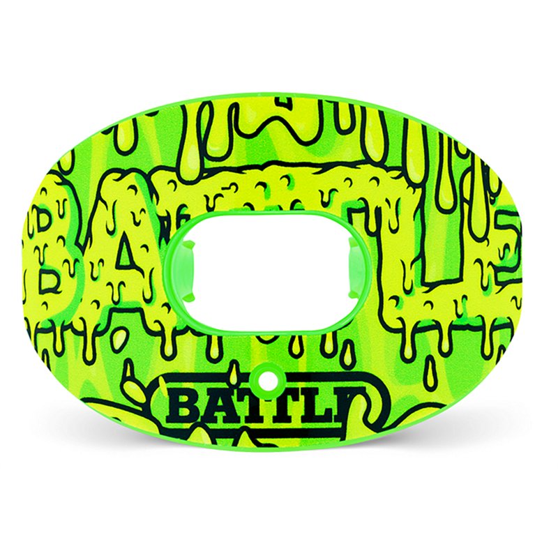Battle Adults' Oxygen Slime Mouthguard Bright Green - Football Equipment at Academy Sports