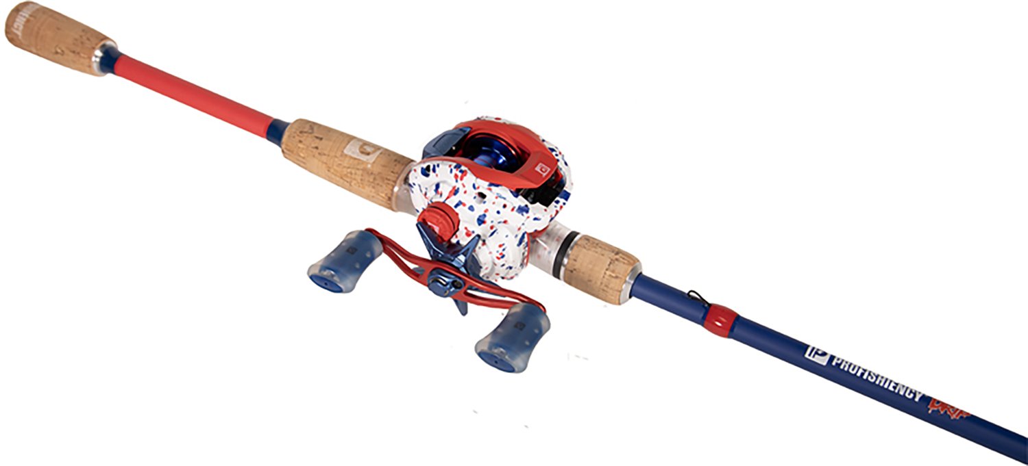 ProFISHiency DRIP Red White Blue 7ft MH Freshwater Baitcast Combo Fishing Rod - view number 3