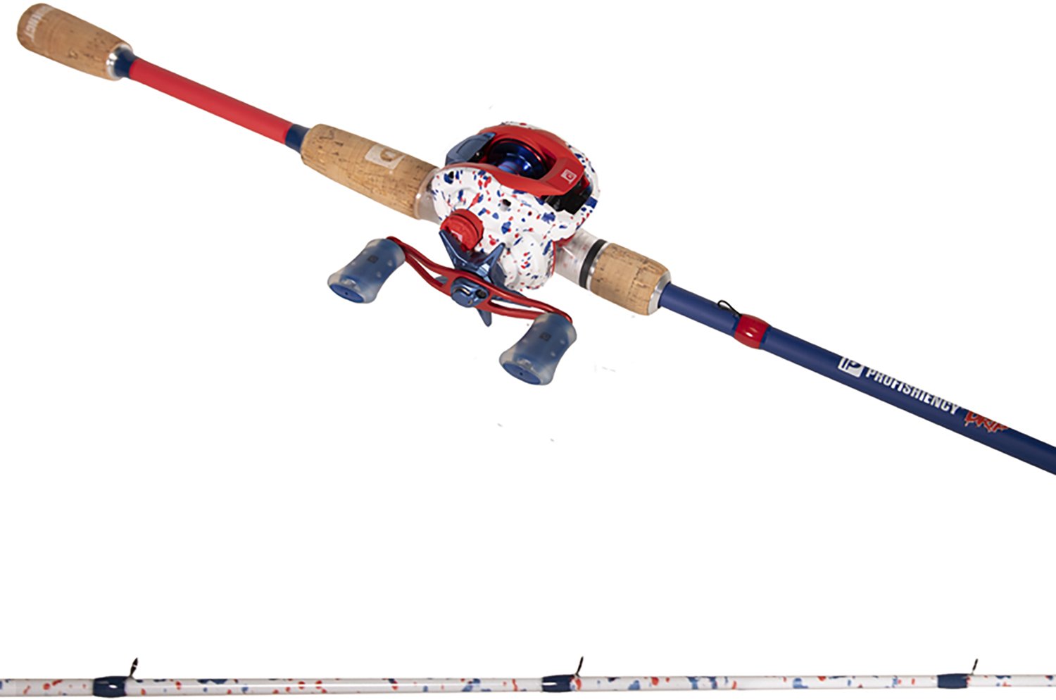 ProFISHiency DRIP Red White Blue 7ft MH Freshwater Baitcast Combo Fishing Rod - view number 4