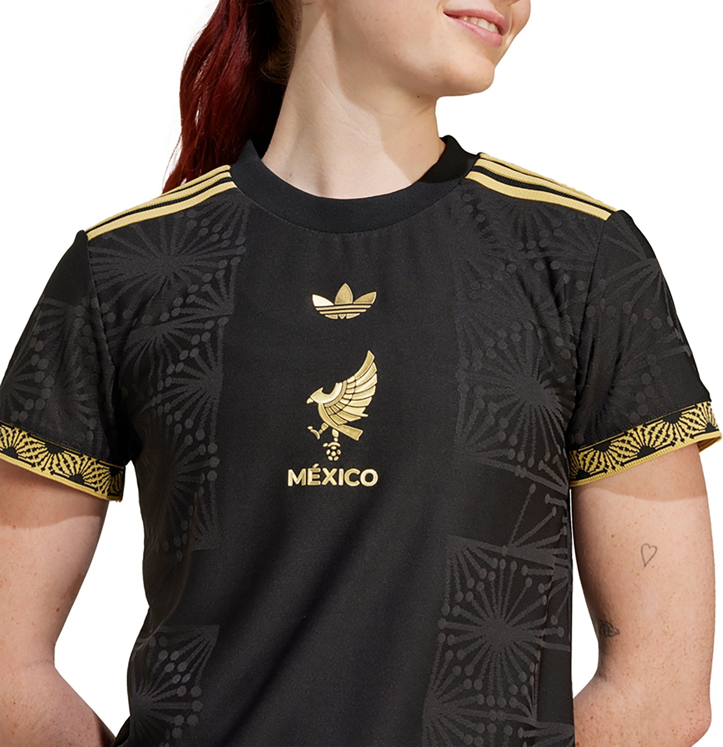 adidas Women's Mexico Gold Kit Authentic Jersey - view number 3