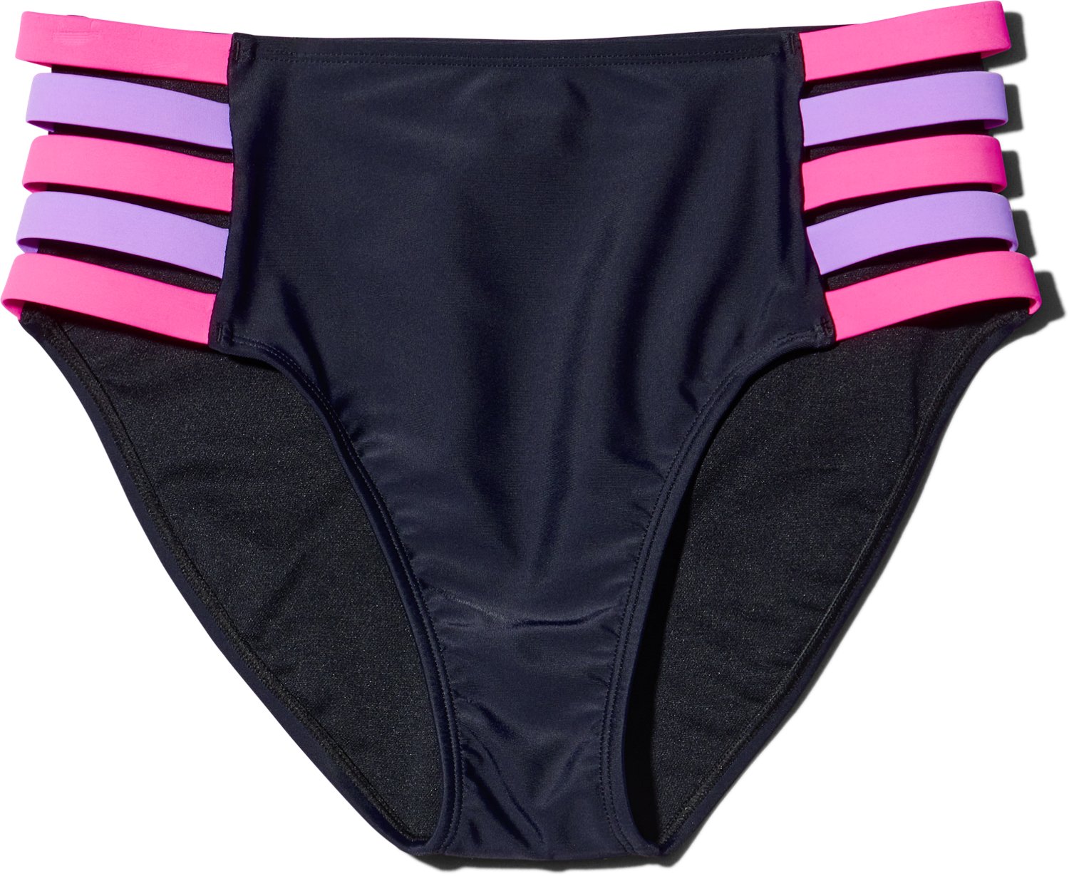 O'Rageous Juniors' Block Party Strappy Midrise Hipster Swim Bottoms - view number 4