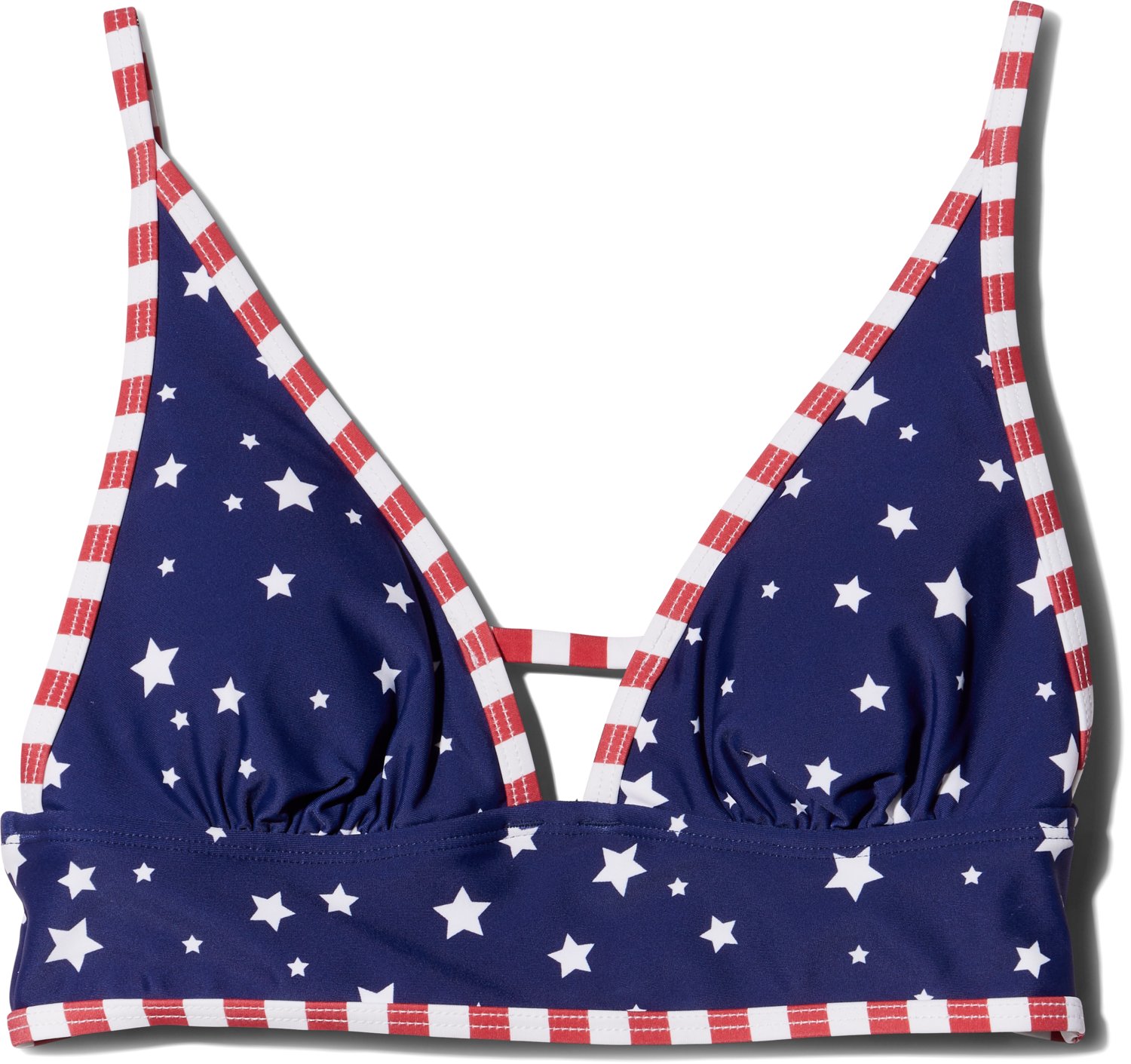O'Rageous Juniors' Stars and Stripes Front Tab Midkini Swim Top                                                                  - view number 7
