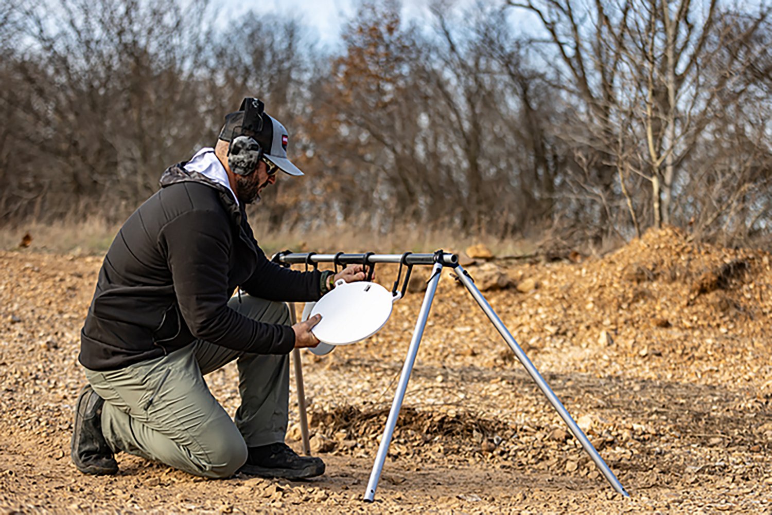 Birchwood Casey AR500 3/8 in 8 in and 10 in Gong Hanger Kit - view number 7