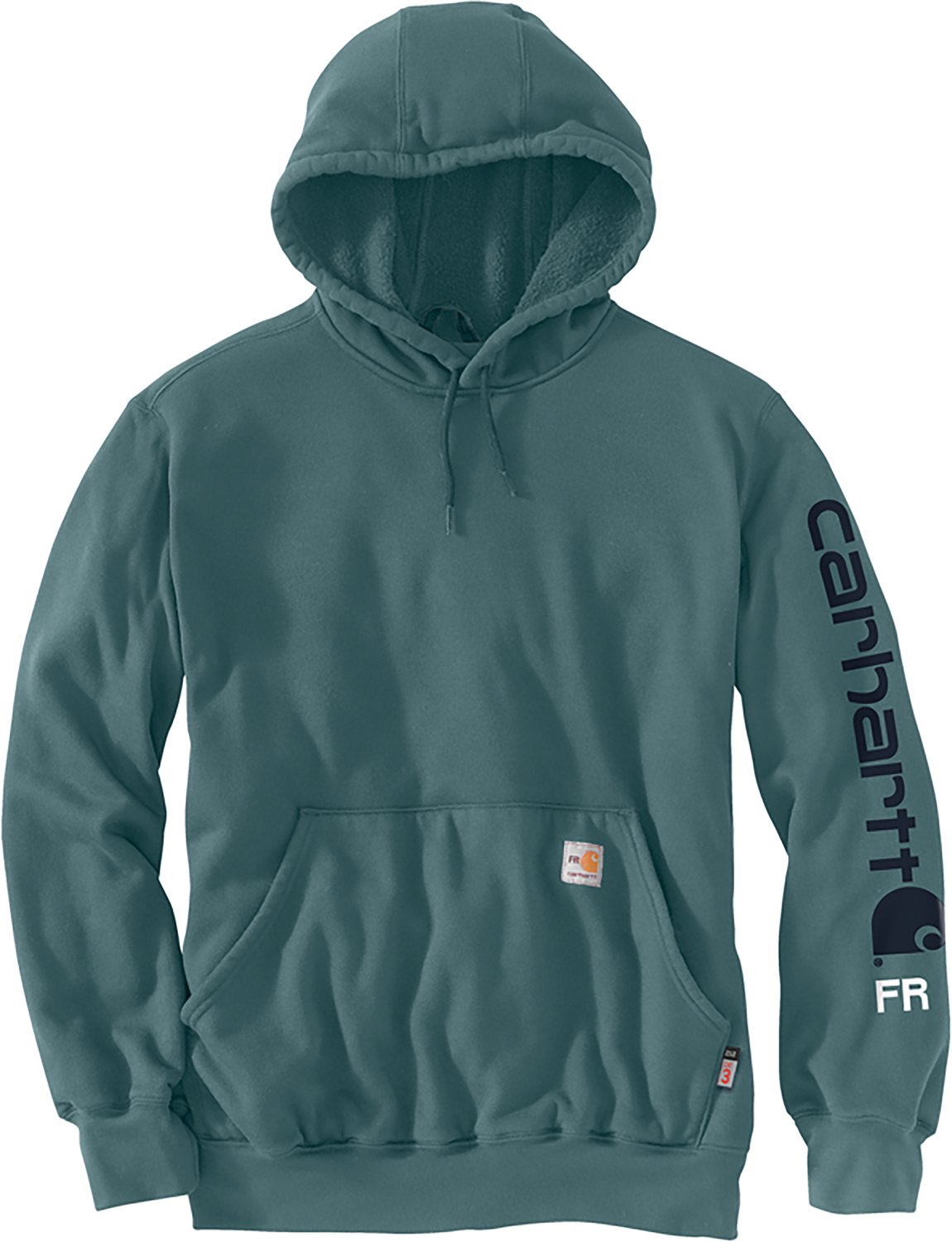 Carhartt Men's Fire-Resistant Force Logo Sleeve Graphic Sweatshirt                                                               - view number 2