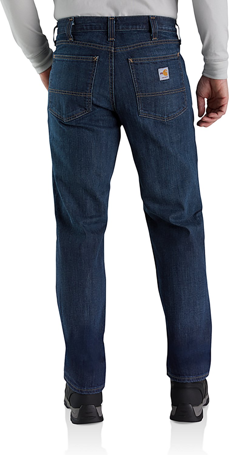 Carhartt Men's Flame-Resistant Straight Fit 5-Pocket Jeans - view number 4