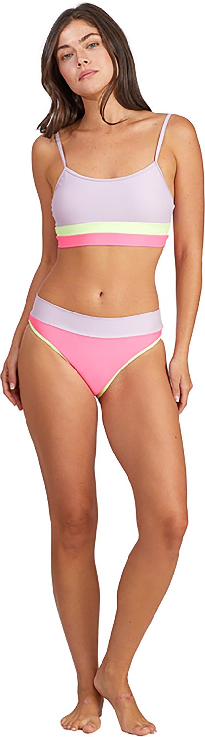 Cyn & Luca Juniors' Val Ribbed Banded High Waisted Swim Bottoms - view number 3