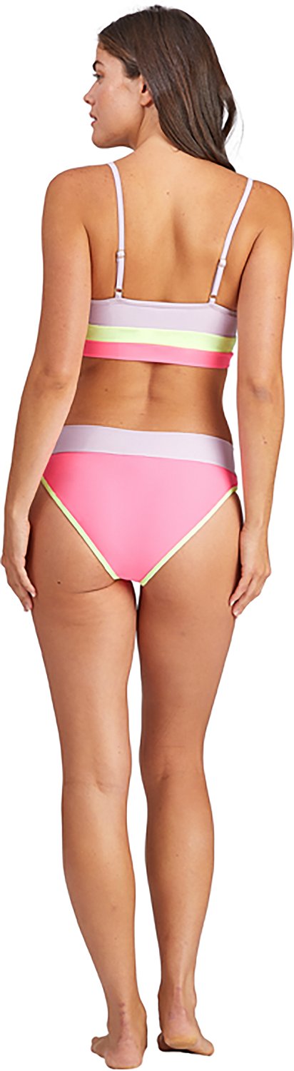 Cyn & Luca Juniors' Val Ribbed Banded High Waisted Swim Bottoms - view number 4