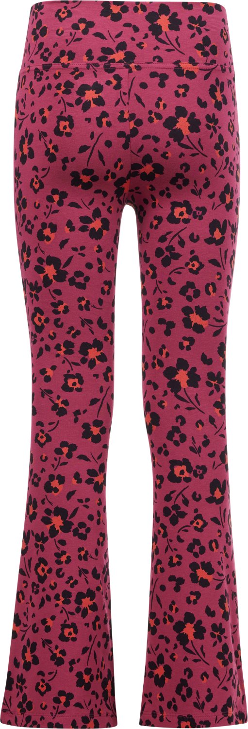 BCG Girls' Cotton Flare Printed Leggings - view number 2