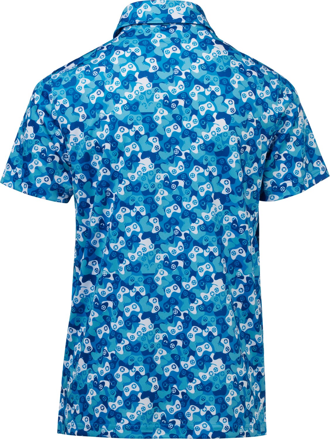 BCG Boys' Golf Gaming Camo Print Polo Shirt                                                                                      - view number 2