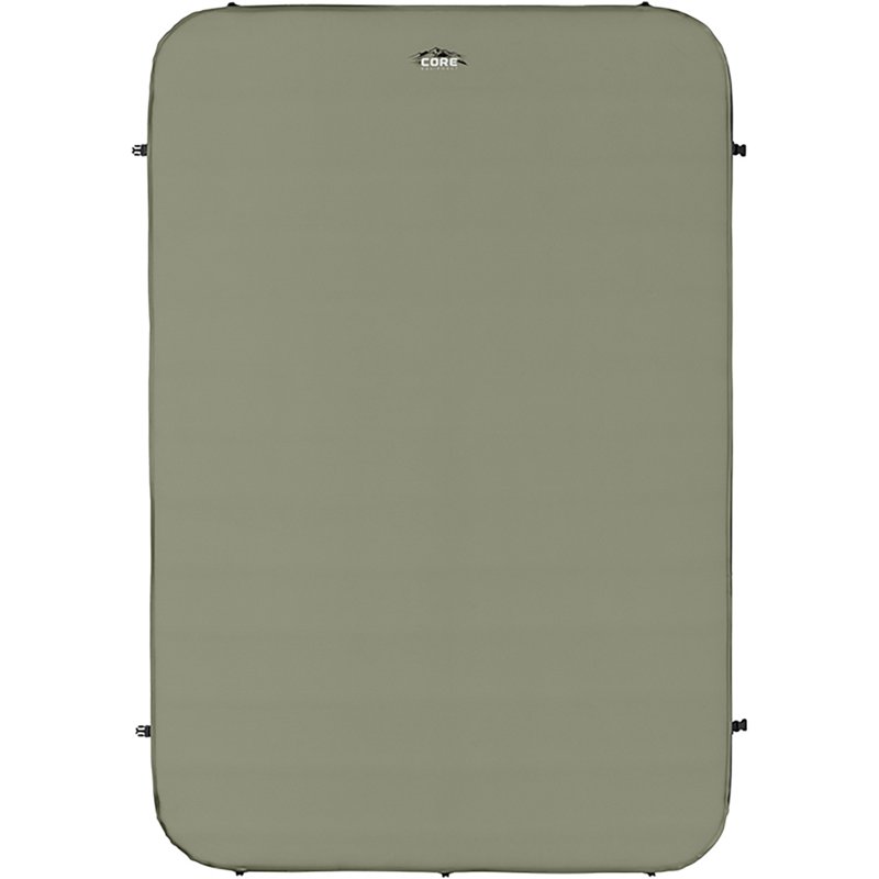 CORE Equipment 4 Season Self Inflating Double Camping Bed Grey - Air Mattress/Accessories at Academy Sports