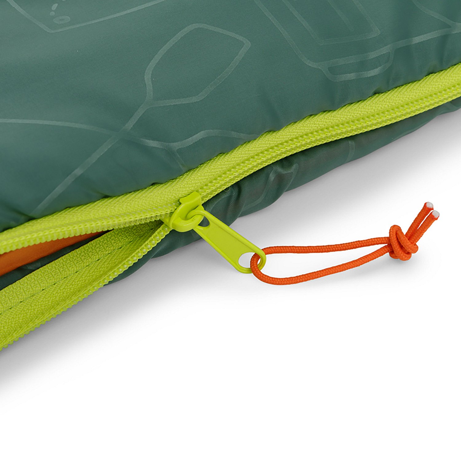 CORE Equipment Kids' Warm Weather 50°F  Rectangle Sleeping Bag - view number 4