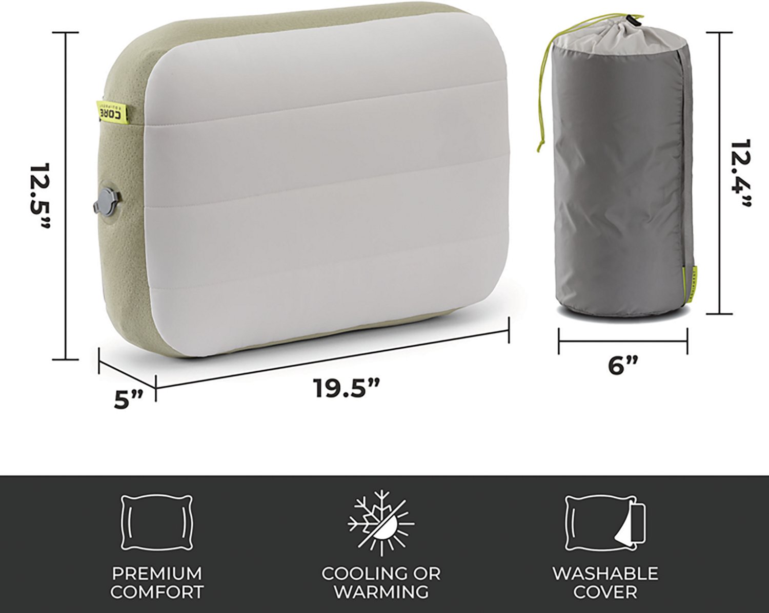 CORE Equipment Self Inflating Pillow - view number 2