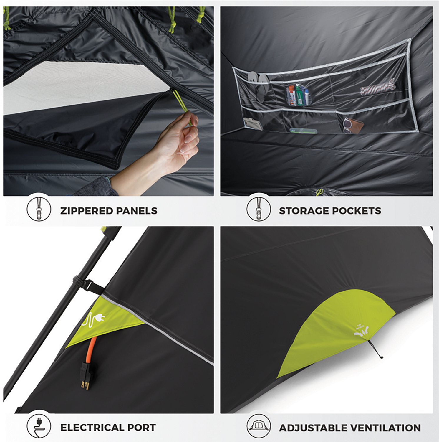 CORE Equipment Blockout 6 Person Instant Cabin Tent - view number 5