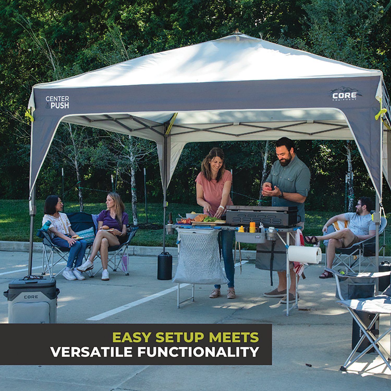 CORE Equipment Center Push 10 x 10 ft Instant Canopy - view number 6