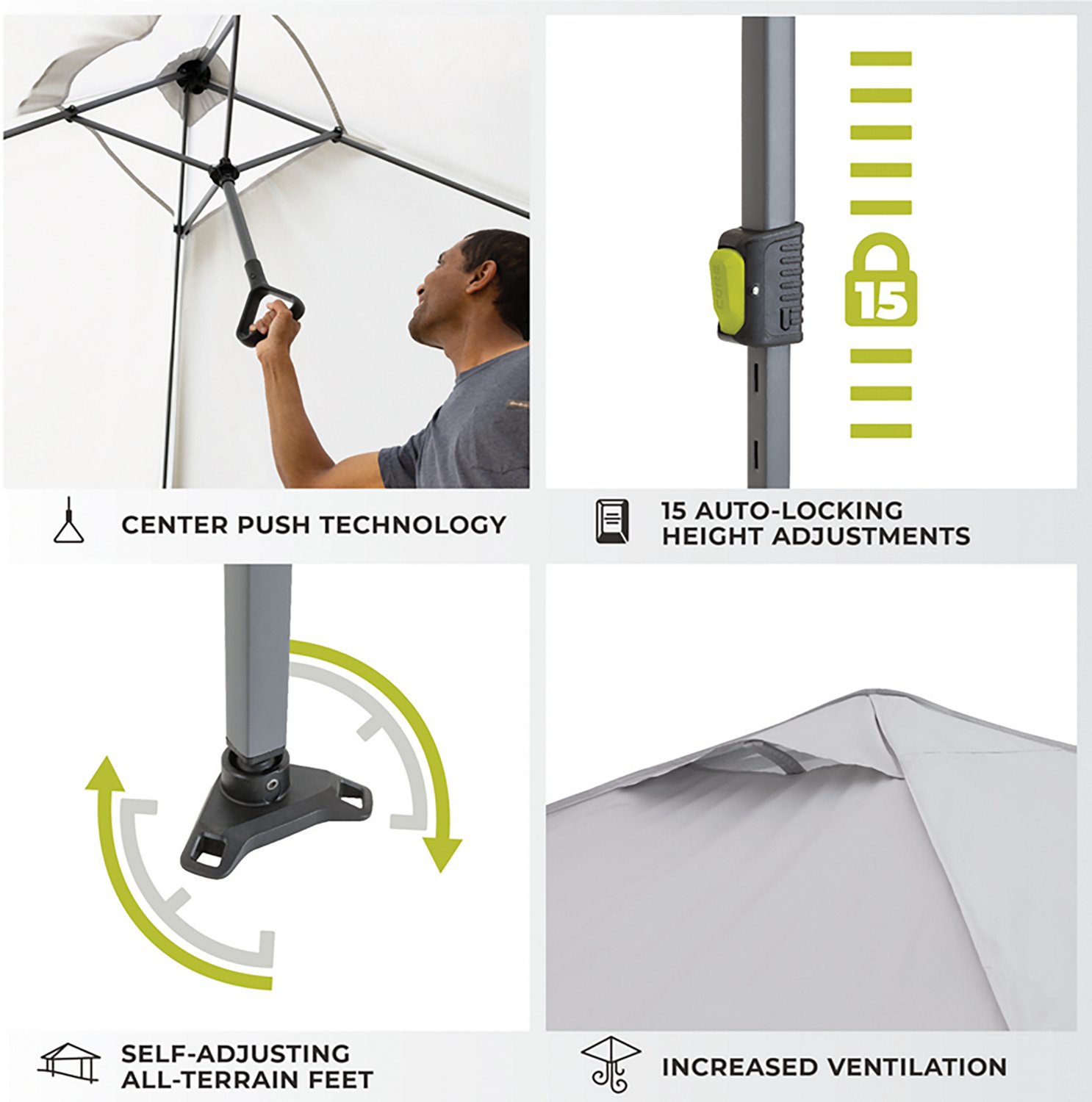 CORE Equipment Center Push Eaved 13 x 13 ft Instant Canopy - view number 3