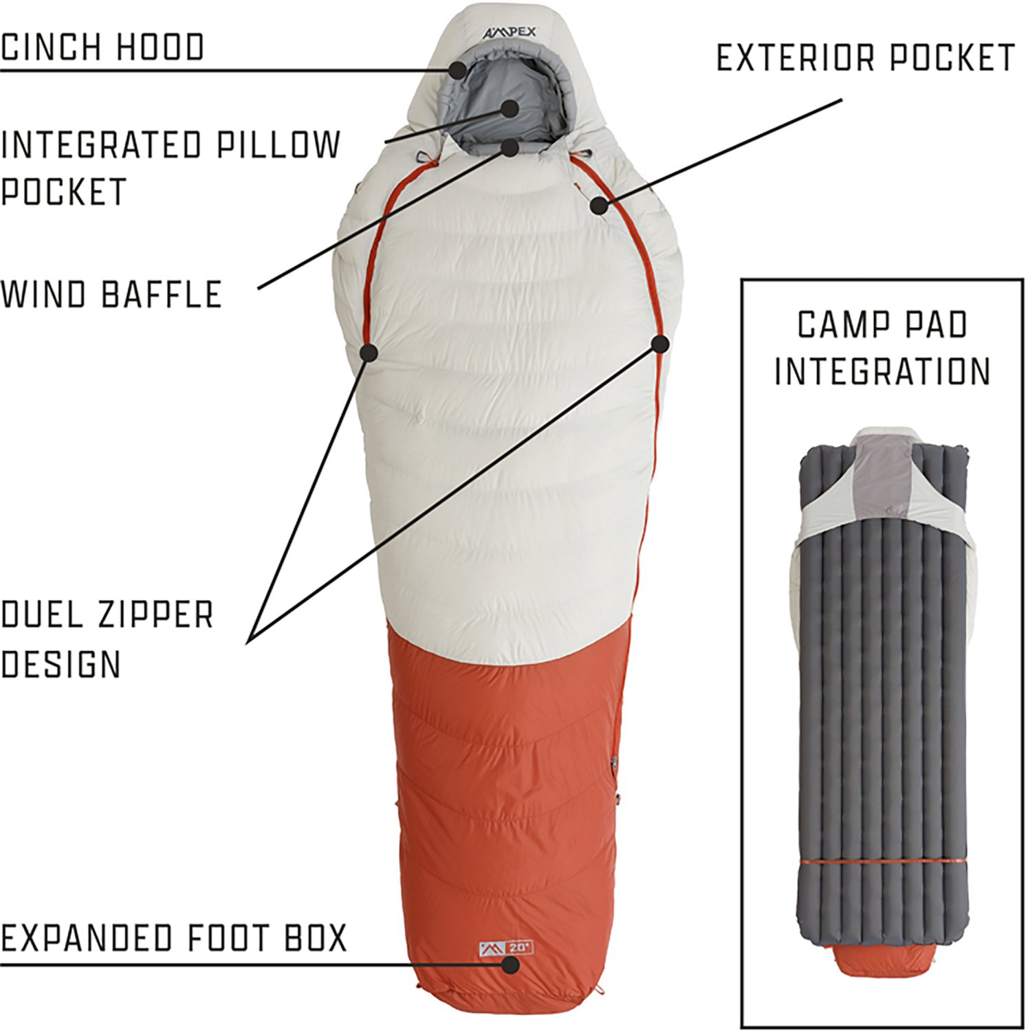 Ampex 2-Person Comfort Backpacking Kit XL - view number 2