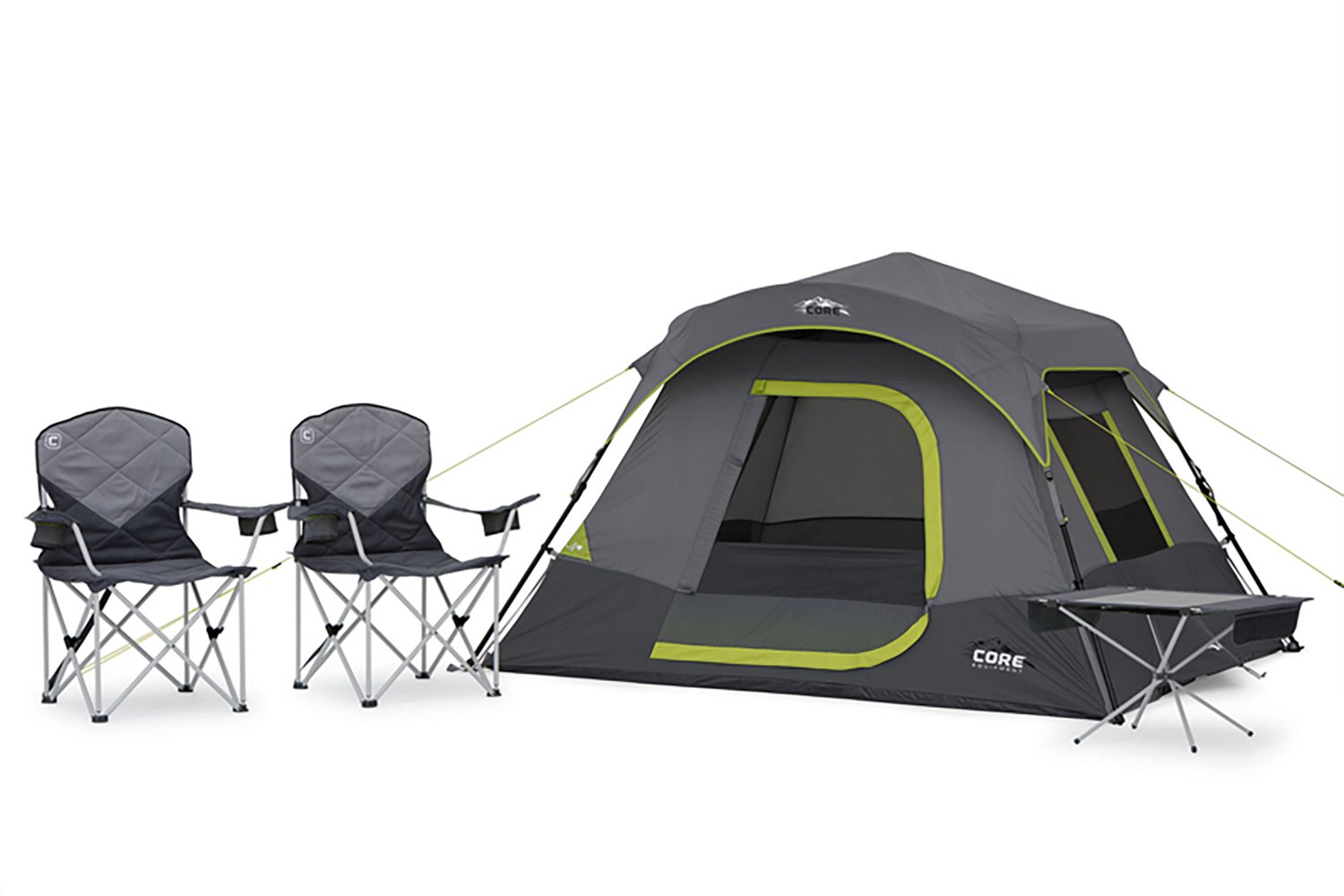 CORE Equipment 4-Person Tent Camp Combo 4-Piece