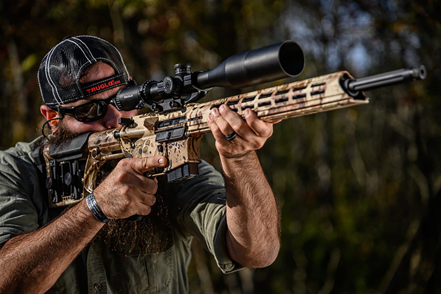 Truglo Eminus 6 - 24 x 50 Illuminated TacPlex Reticle Red Dot Riflescope