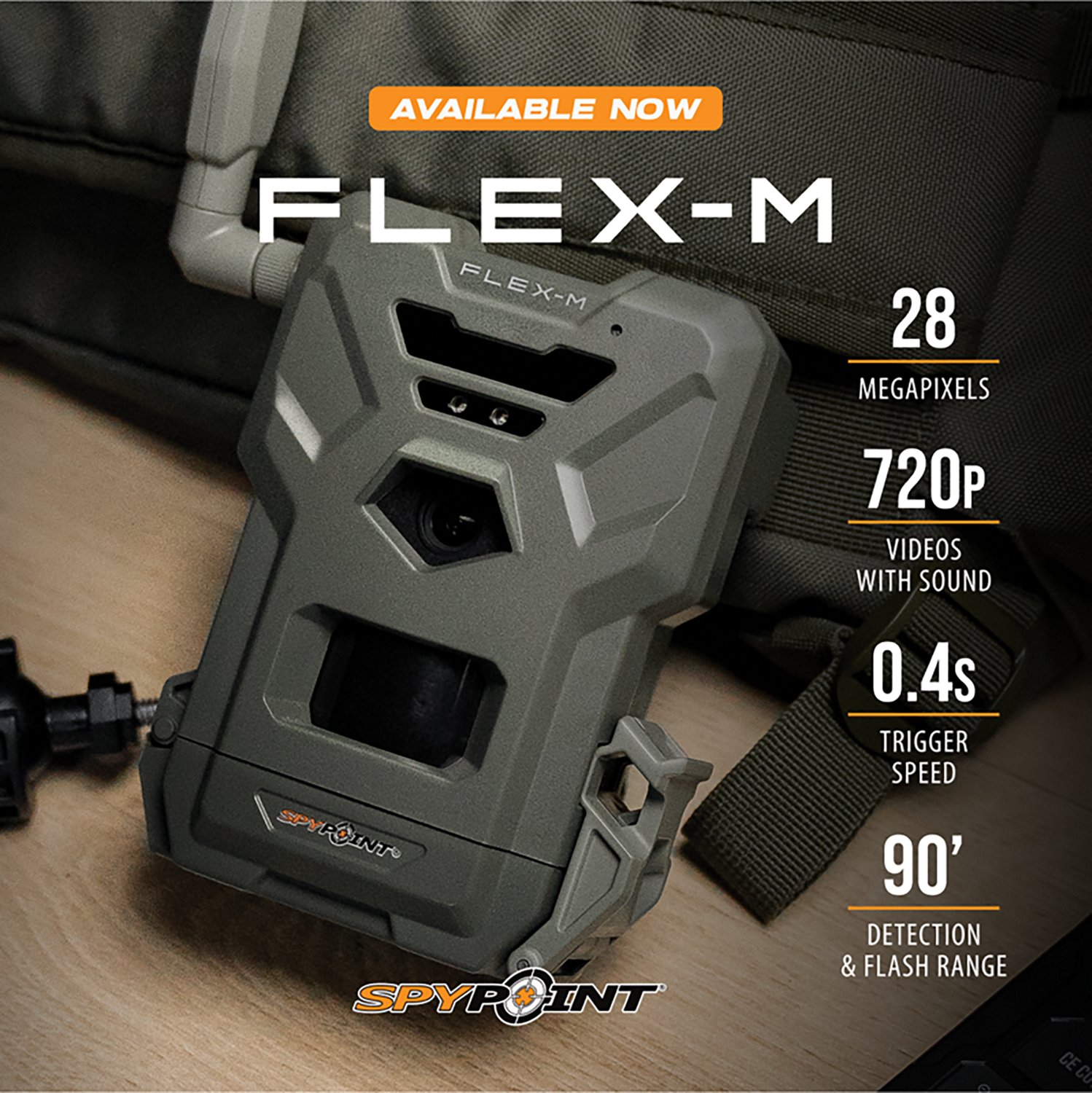 SpyPoint Flex M Cellular Trail Camera with Solar Panel - view number 5