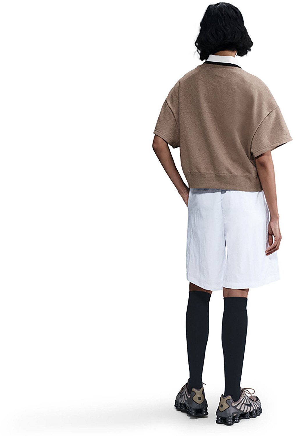 Nike Women's Sportswear Club Fleece Loose Short Sleeve Shirt - view number 2