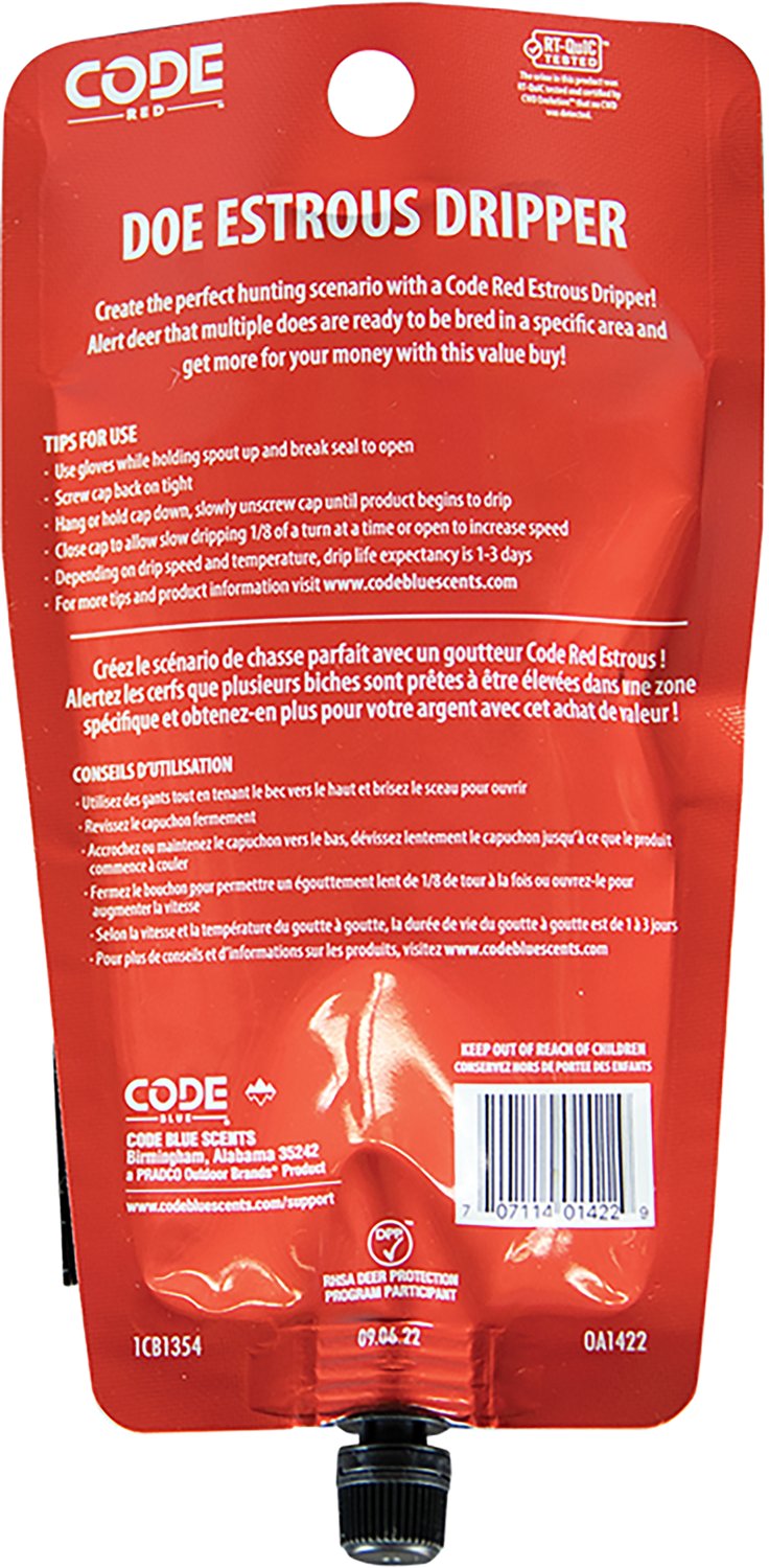 Code Blue Code Red® Doe Estrous Dripper 3 oz. Deer Scent Attractant - view number 2