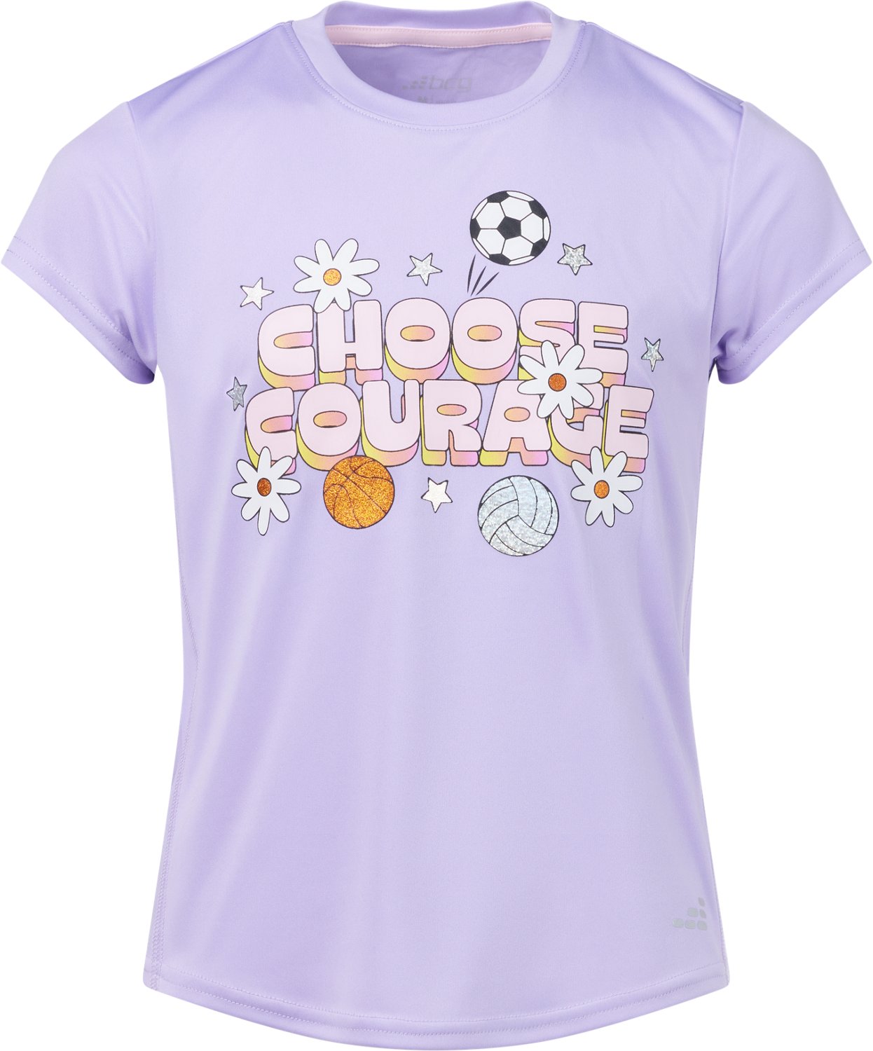 BCG Girls' Training Turbo Courage Graphic Short Sleeve T-shirt - view number 1