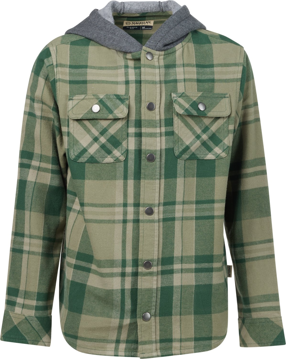 Magellan Outdoors Boys' Campfire Flannel Hoodie - view number 1
