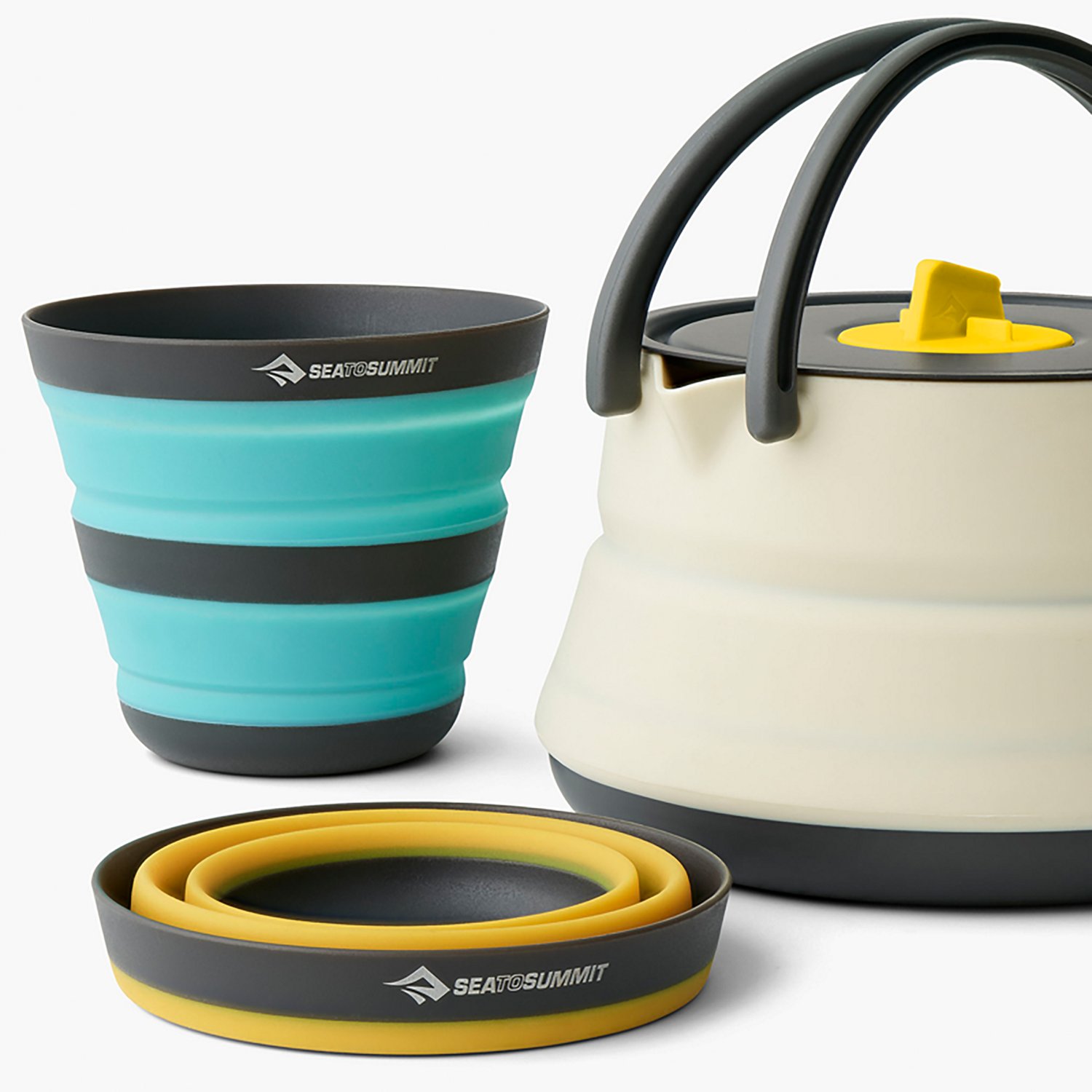 Sea to Summit Frontier Ultralight Collapsible Kettle Set With Two Cups - view number 2