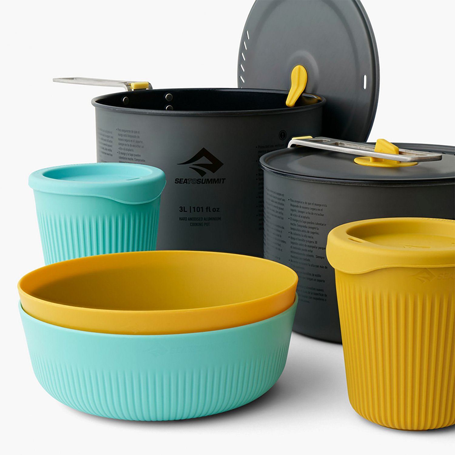 Sea to Summit Frontier Ultralight 2-Pot 6-Piece Cook Set - view number 2