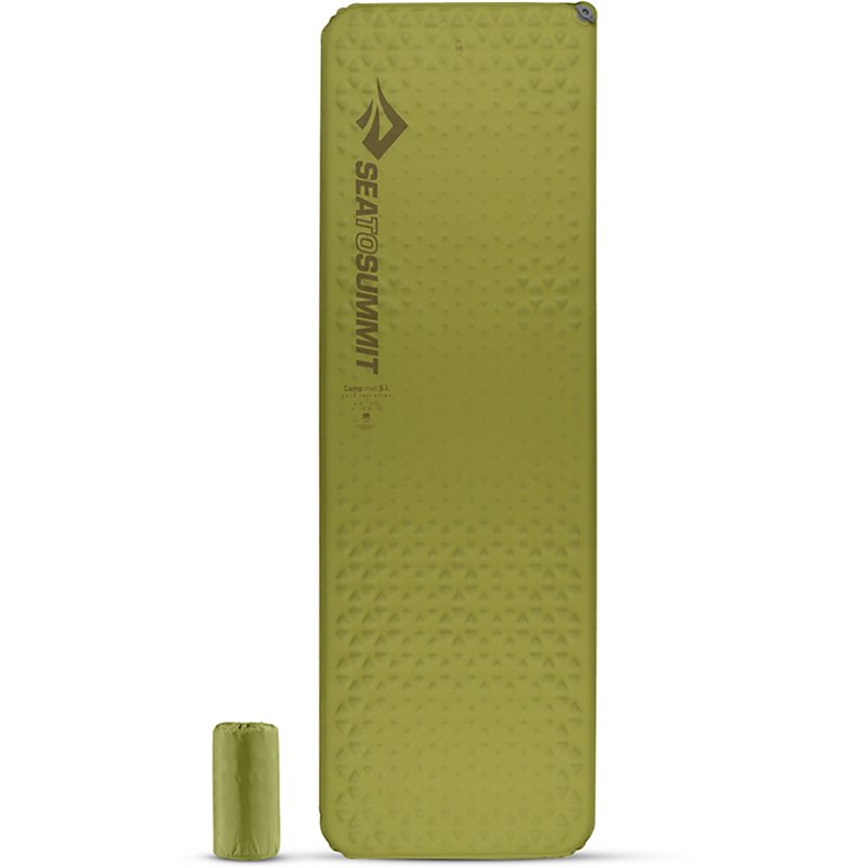 Sea to Summit Camp Large Rectangular Self-Inflating Sleeping Mat Green - Camp Furniture And Cots at Academy Sports