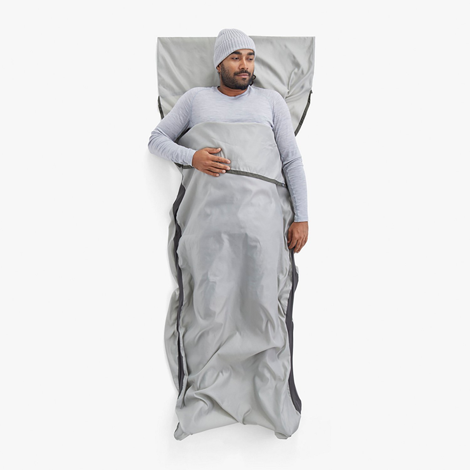 Sea to Summit Silk Blend Rectangular Sleeping Bag Liner with Pillow Sleeve - view number 3