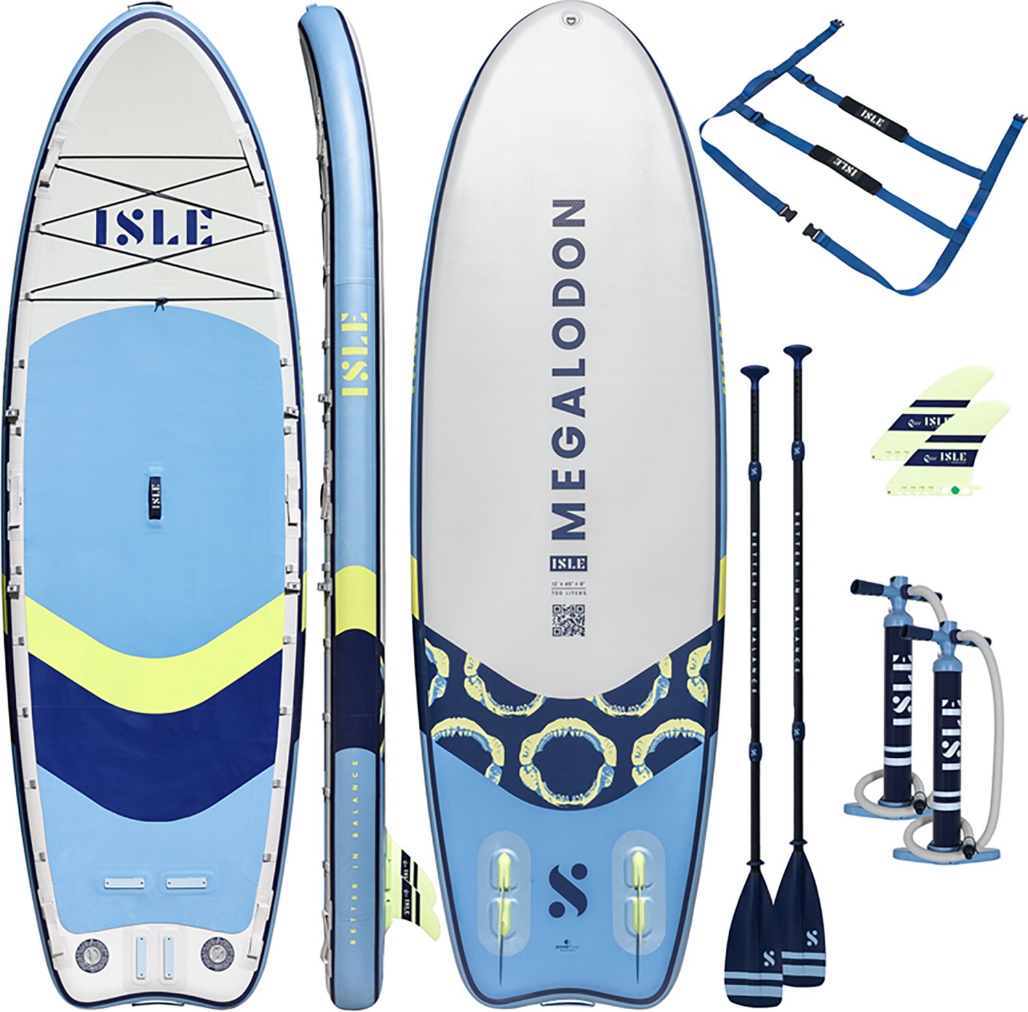 ISLE Megalodon 3 TB Multi-Person Inflatable 12 ft Paddle Board - view number 1