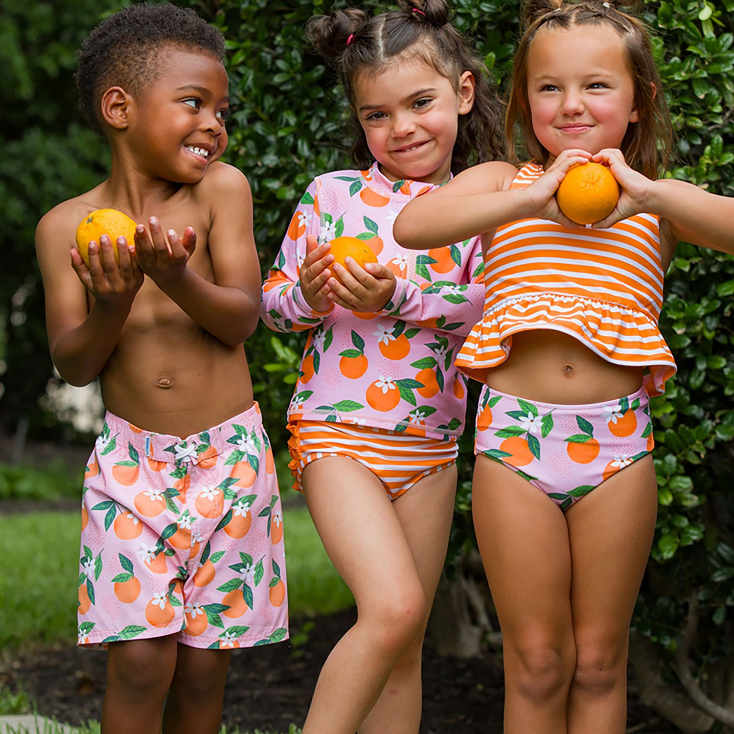 RuffleButts Girls' Long Sleeve Zipper Rash Guard Set - view number 5