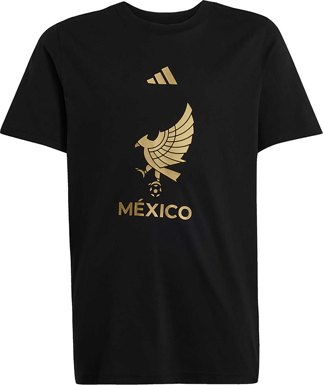 adidas Boys’ FMF Mexico Gold Kit DNA Graphic T-shirt  - view number 8