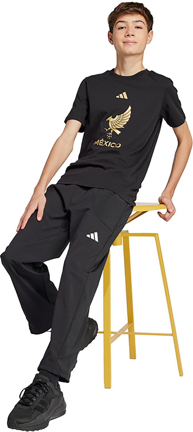 adidas Boys’ FMF Mexico Gold Kit DNA Graphic T-shirt  - view number 3